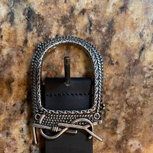 Yves Saint Laurent Celtic black belt.